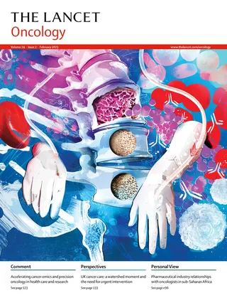 Cover imagery for 'The Lancet Oncology'