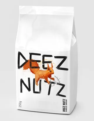 Food illustration of the Deez Nutz 250g package