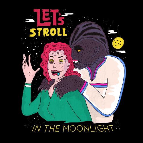 Cover design for Lets stroll in the moonlight 