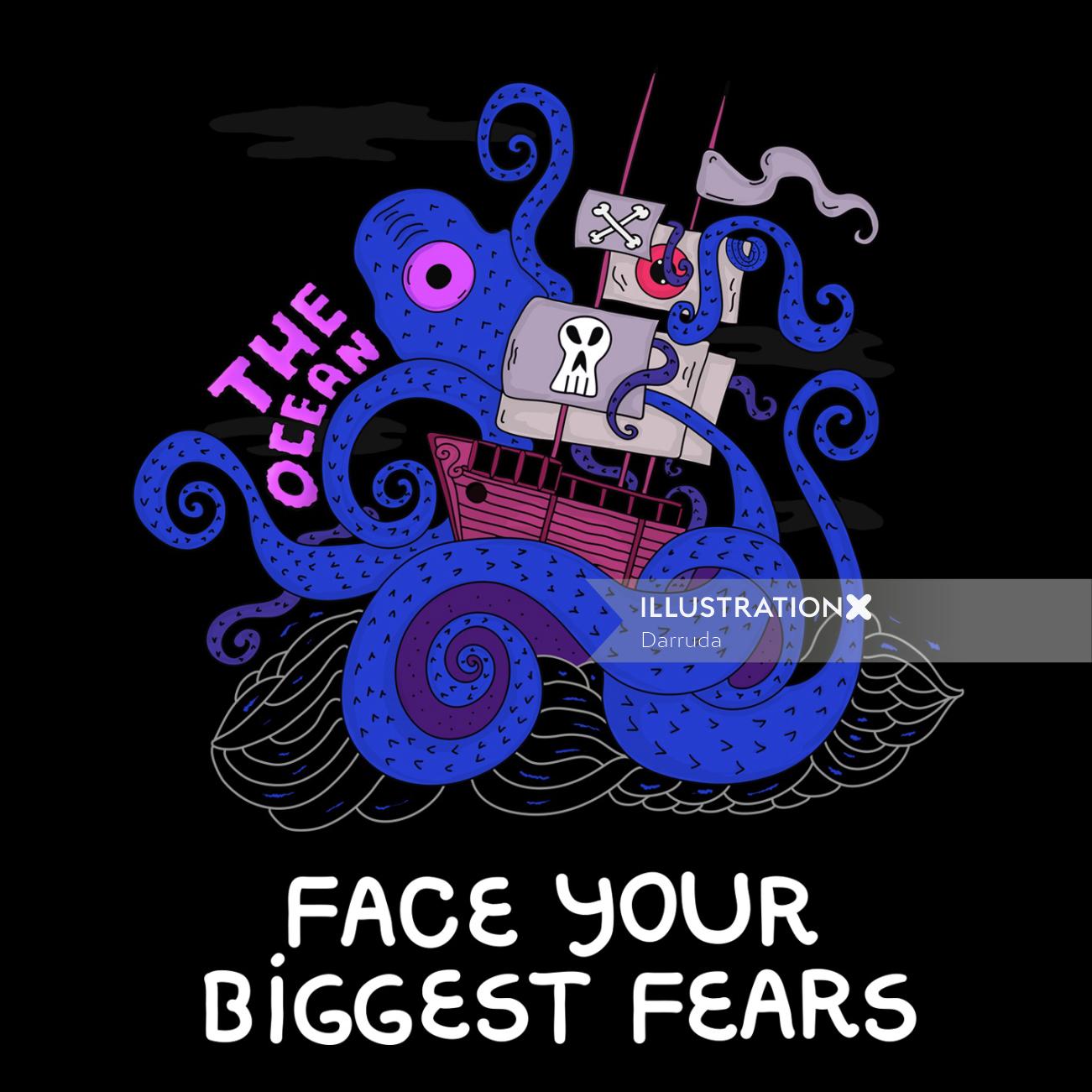 Typography face your biggest fears
