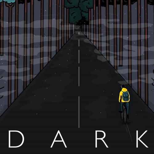 Digital dark path illustration
