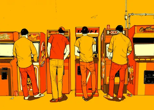 Retrata uma ilustração intitulada "Fliper- Idea Fixa 14"
