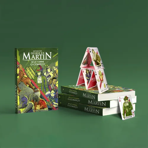 Wild Cards de George RR Martins: O começo design da capa do livro