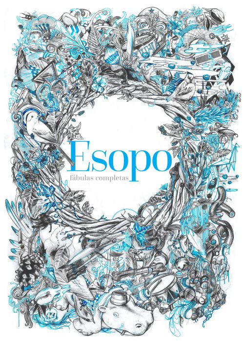 Cover design of Fabulas completas book by Esopo