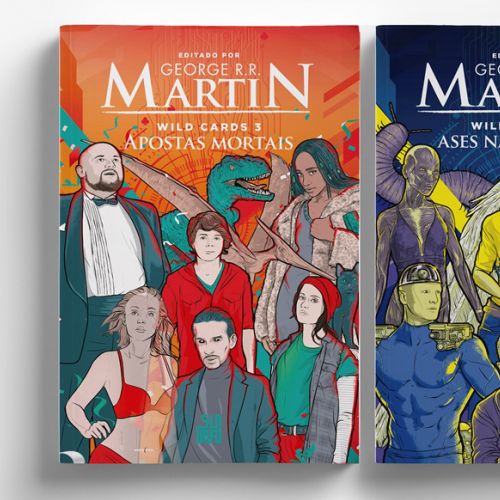 Book covers of George R. R. Martin's Wilds Cards