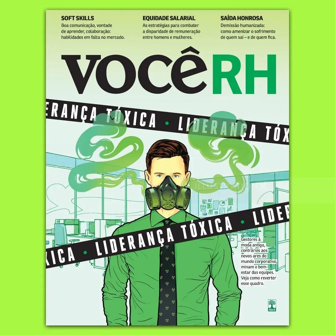 The cover of Você RH magazine on Human Resources