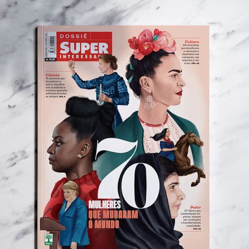 Revista Super Magazine 70 women who changed the world cover art