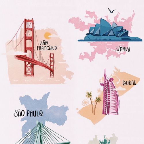 Debora Islas Maps Illustrator from Brazil