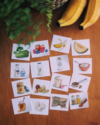 Painting of smoothies ingredients