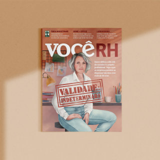 Ilustración de portada de la Revista VOCÊ RH 