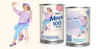 Promotion centenaire de Leite Moça par Nestlé