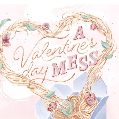 Calligraphy of A Valentine's day Mess
