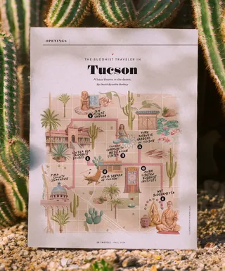 Um mapa guiado para viajantes budistas em Tucson