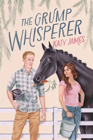 Design da capa do romance The Grump Whisperer de Katy James