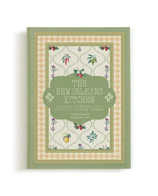 The New Orleans Kitchen cookbook cover with vegetable illustrations