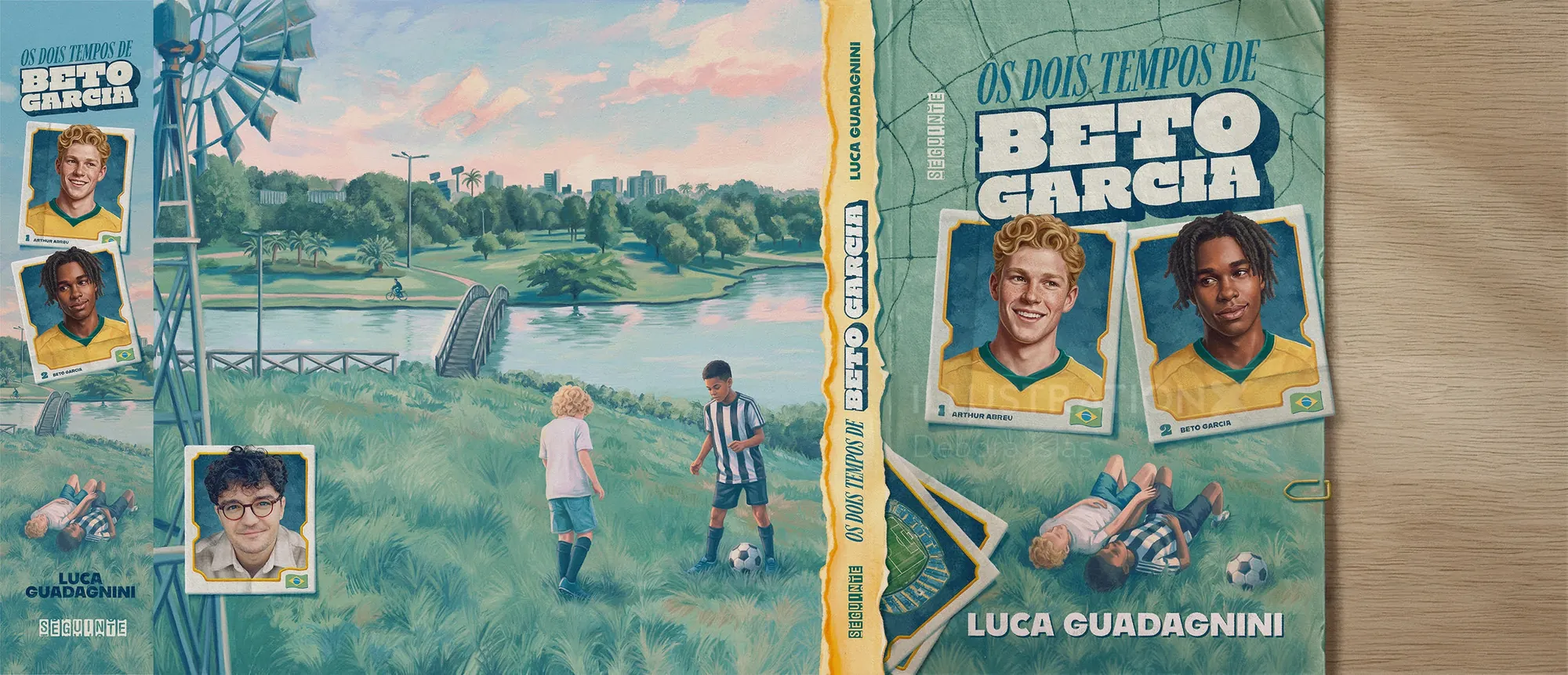 Book cover and illustration of Beto Garcia with characters by Debora Islas