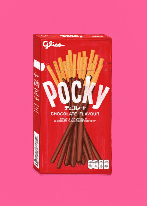 "packaging art chocolate pocky 
"