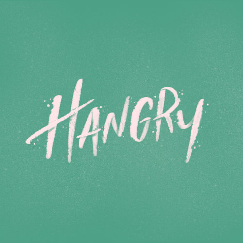 Lettering Hangry