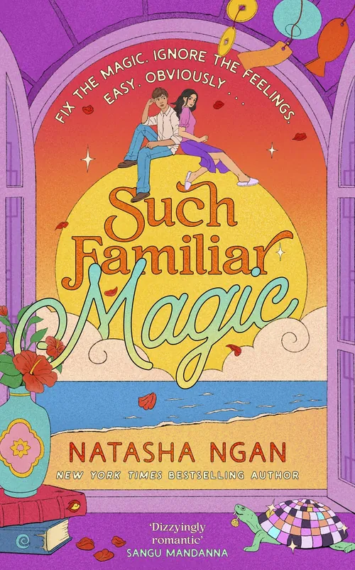 Capa do livro Such Familiar Magic, de Natasha Ngan, ilustrada por Debs Lim