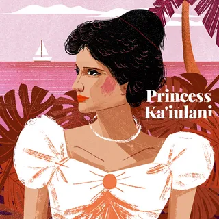 Portrait Art of Princess Kaiulani