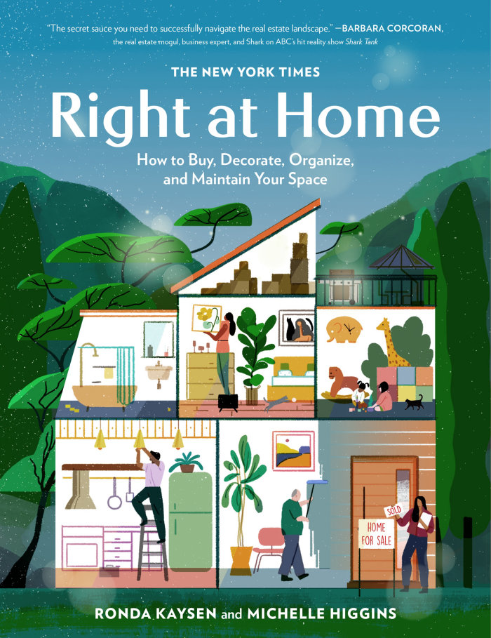 Editorial illustration of right at home