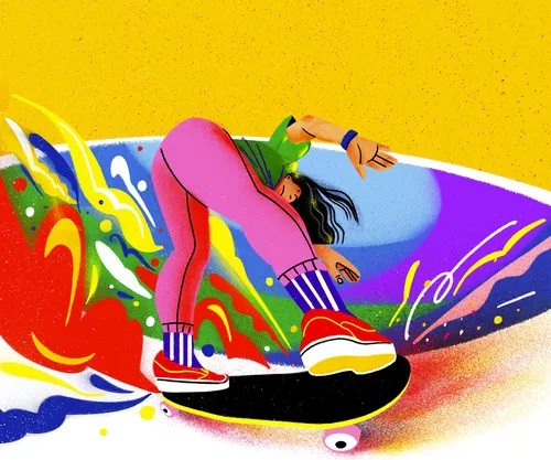 Advertising gif for Olympics Tokyo 2020