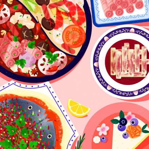 Decue Wu Editorial Food & Drink Illustrator from USA