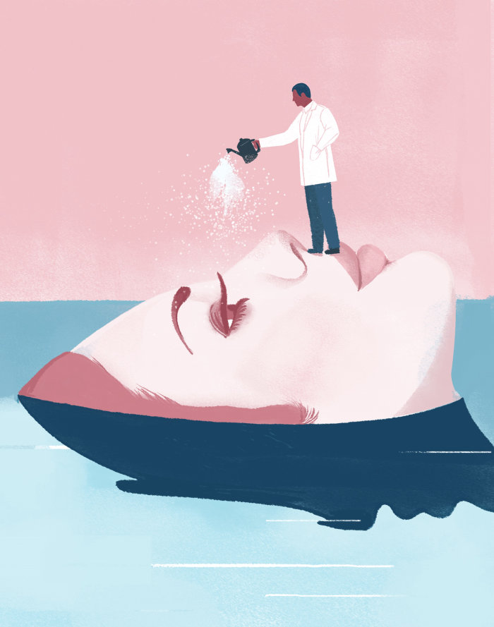 Skin Watery Treat - An Editorial illustration by Decue Wu