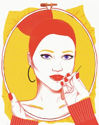 Threading Lifting - Fashion illustration by Decue Wu