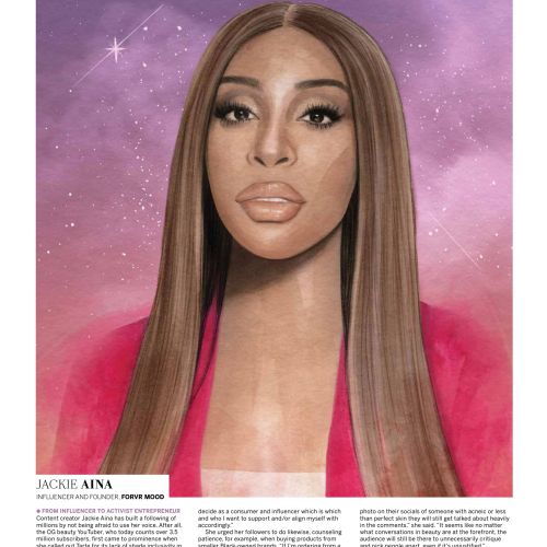 Representation of Jakie Aina for 38 WWD Beauty Inc