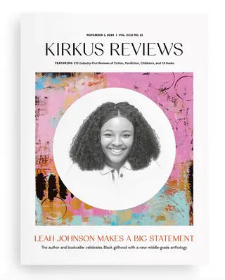 Cover of Kirkus Reviews showcasing Leah Johnson