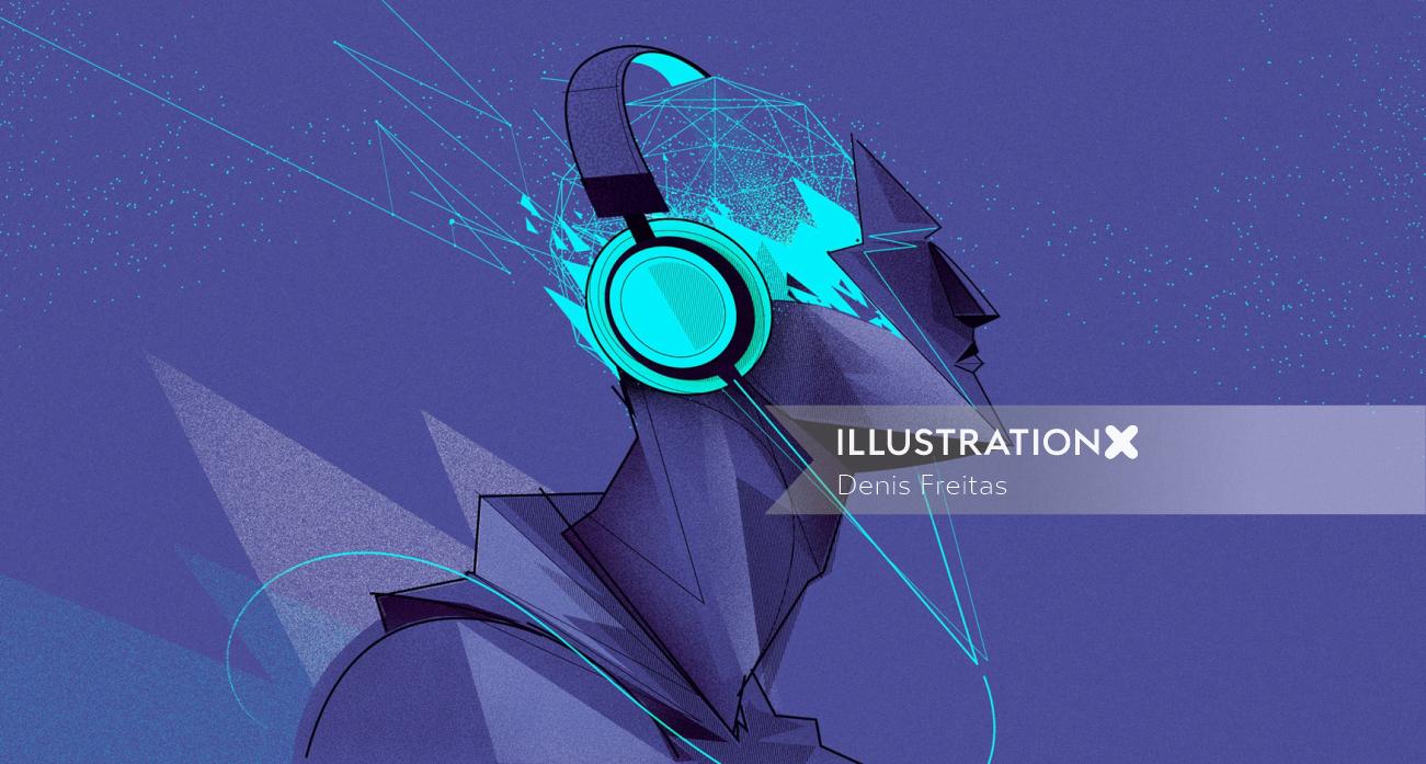 experience the 8d music illustration
