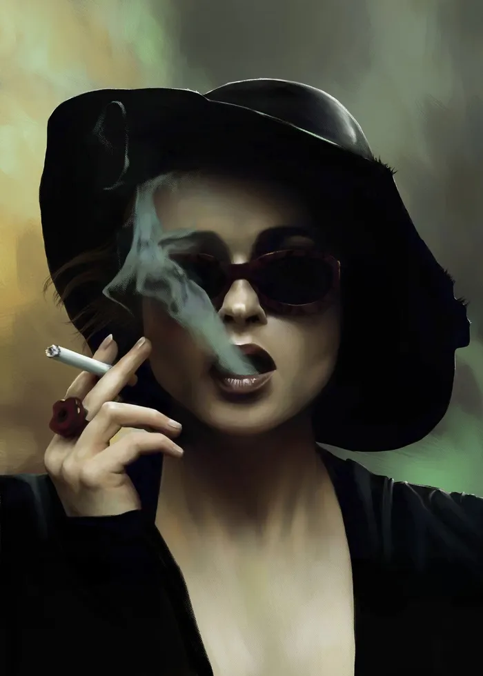 Helena Bonham as Marla Singer in the Fight Club