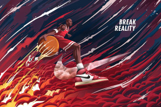 Publicités pour les chaussures Air Jordan de Nike