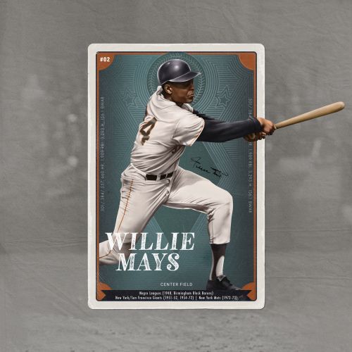 Willie Mays card for NFT project