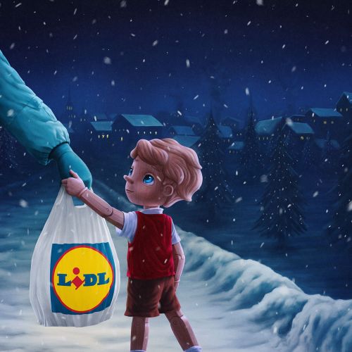 Lidl Finland ad poster by Diego Abreu