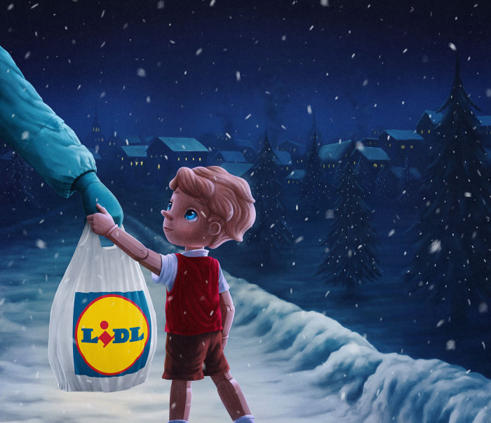 Lidl Finland ad poster by Diego Abreu