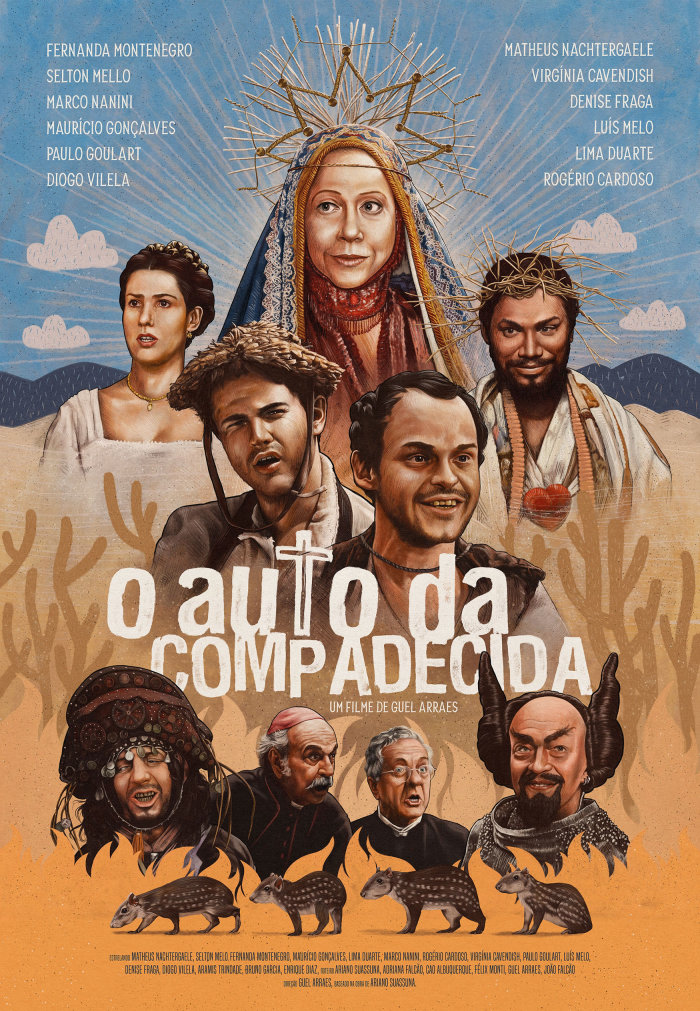 Poster artwork for the "O Auto da Compadecida" film