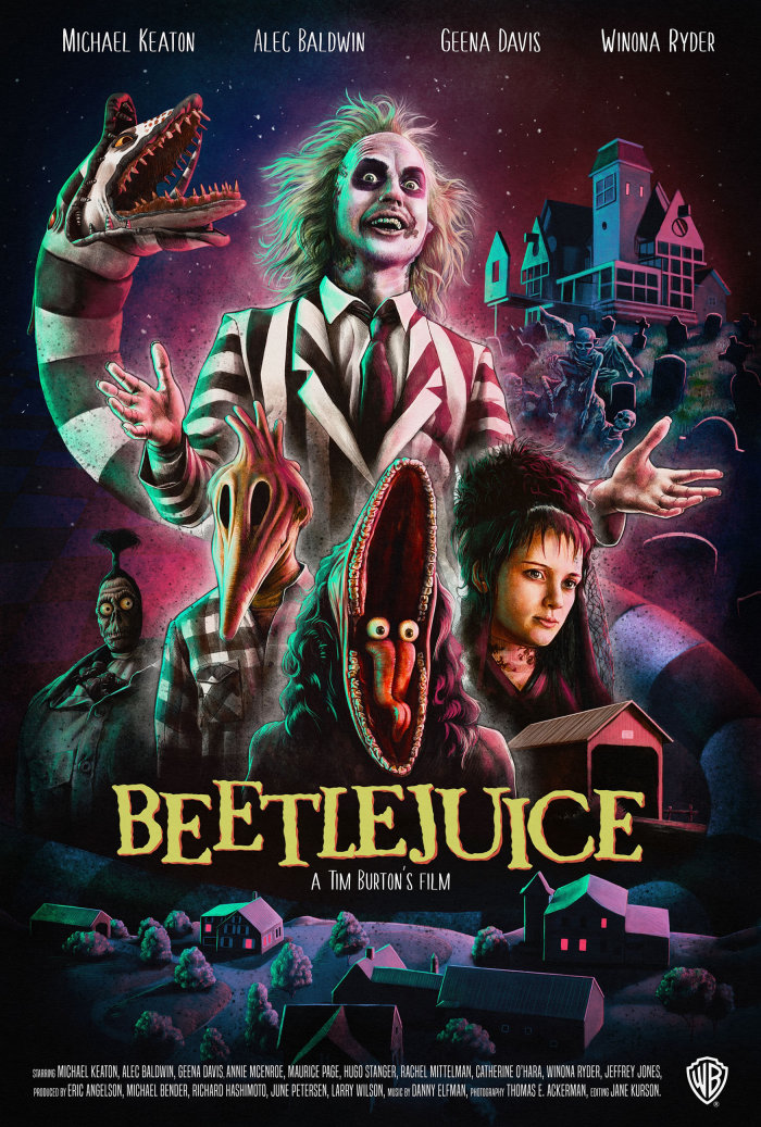 Flyer for "Beetlejuice" movie