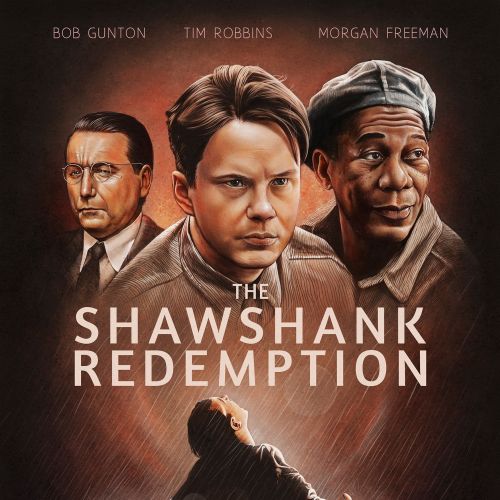 Photorealistic poster of The Shawshank Redemption film