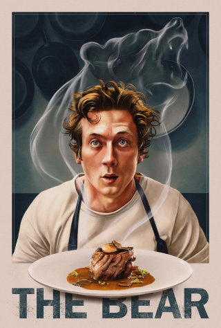 Retrato realista da Chef Carmy Berzatto