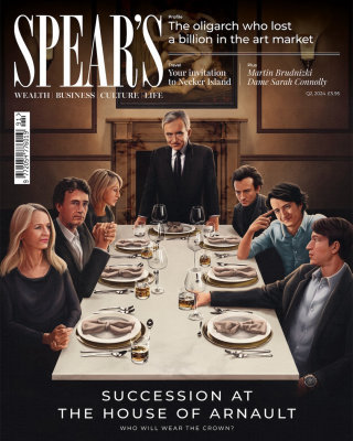 Illustration de la couverture du magazine Spear