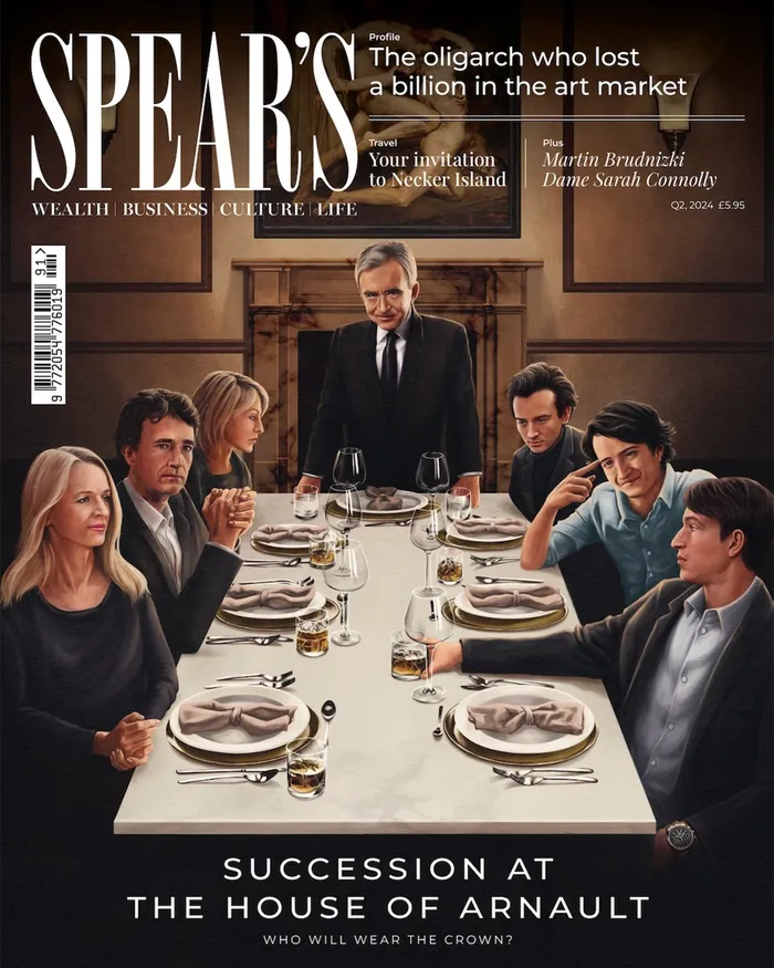 Spear's magazine cover illustration