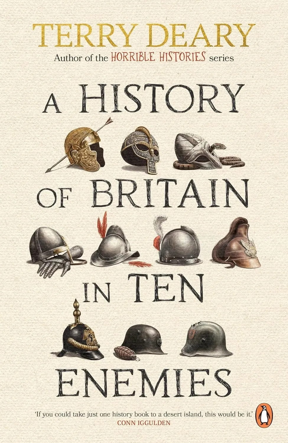 Book jacket design for Terry Deary’s latest title with Penguin Random House