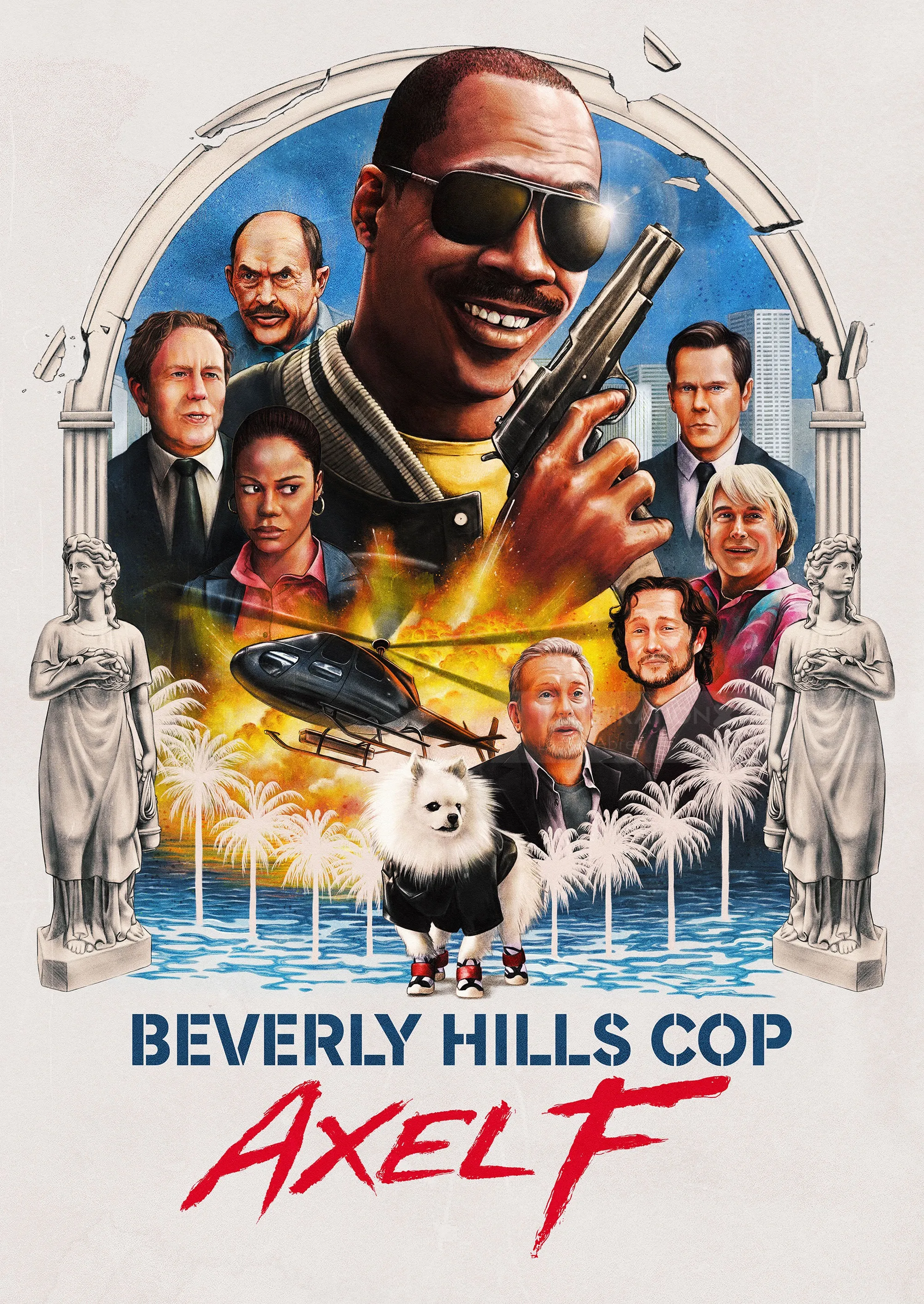 Werbeplakatentwurf für Beverly Hills Cop III