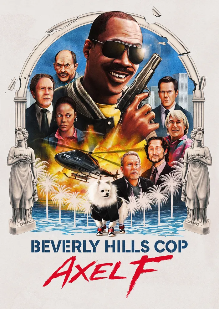 Promotional poster design for Beverly Hills Cop III