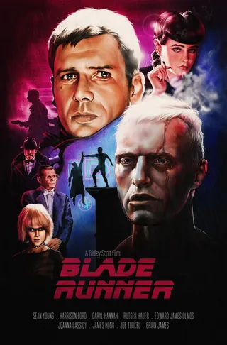 ブレードランナー映画ポスター | Illustration by Diego Abreu