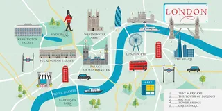 Places & Location illustration of London