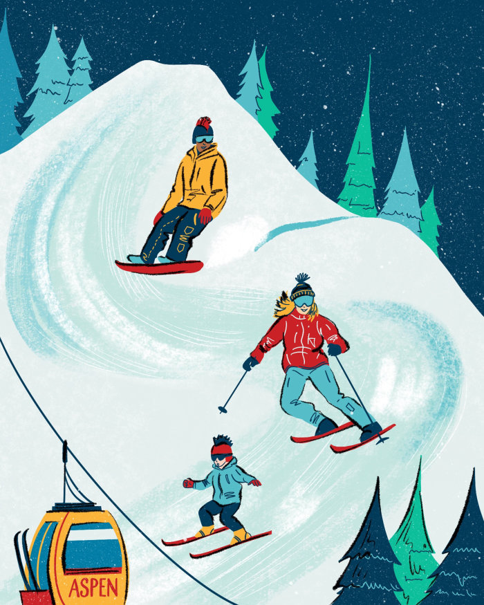 Editorial piece about traveling to Aspen