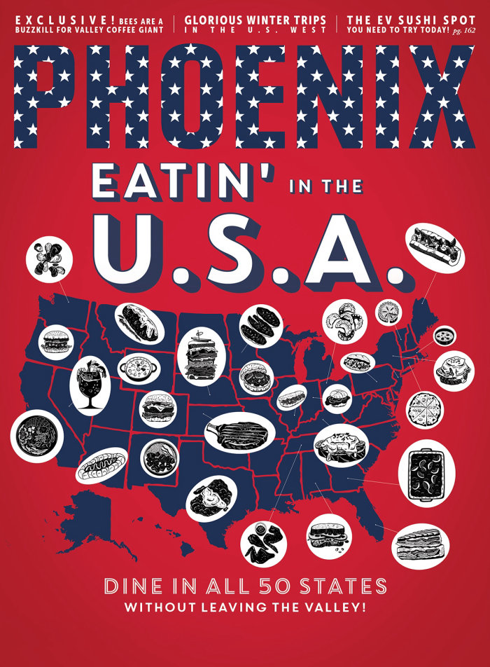 Food icons for Phoenix Magazine